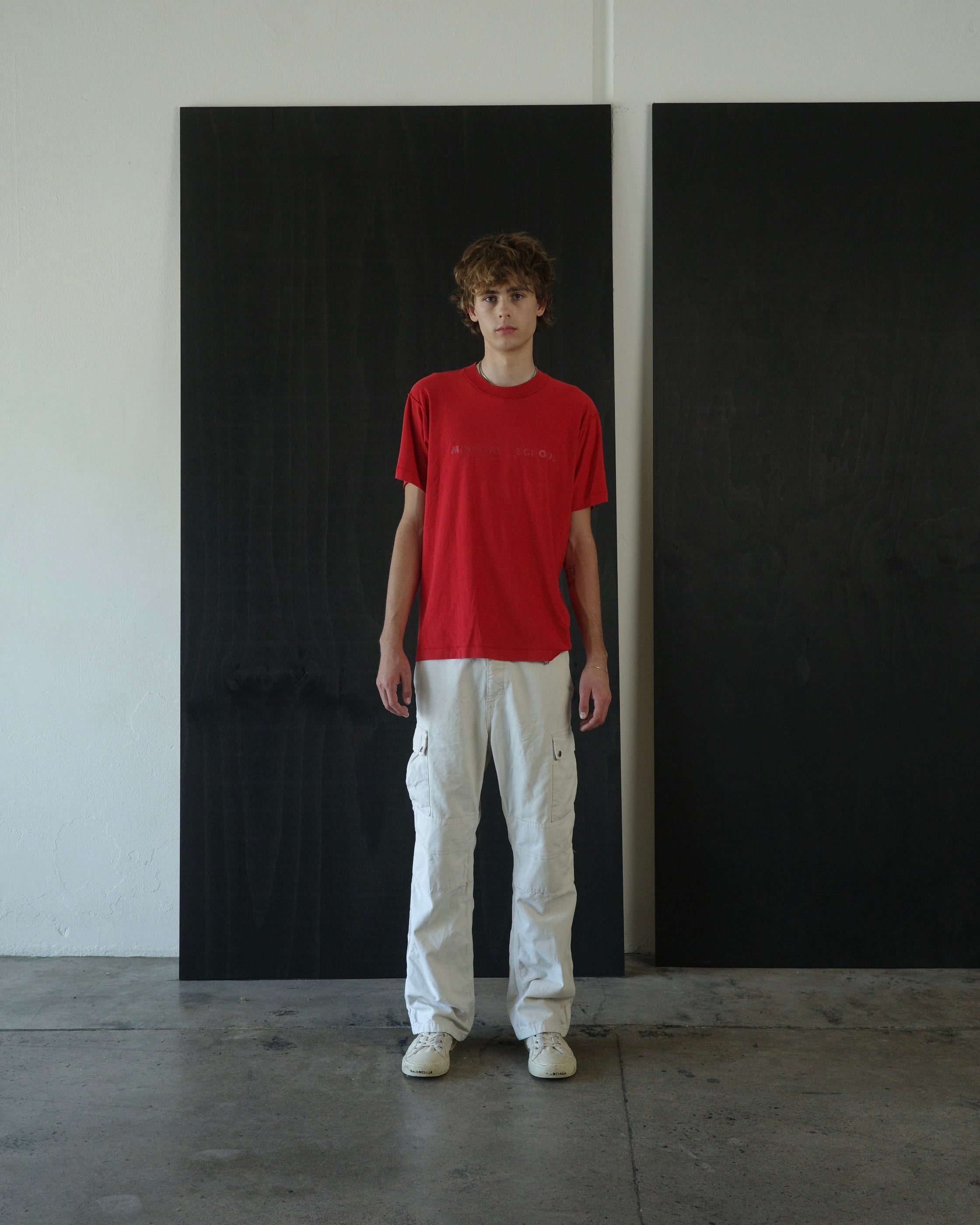 VINTAGE "RED PARIS" TEE 001
