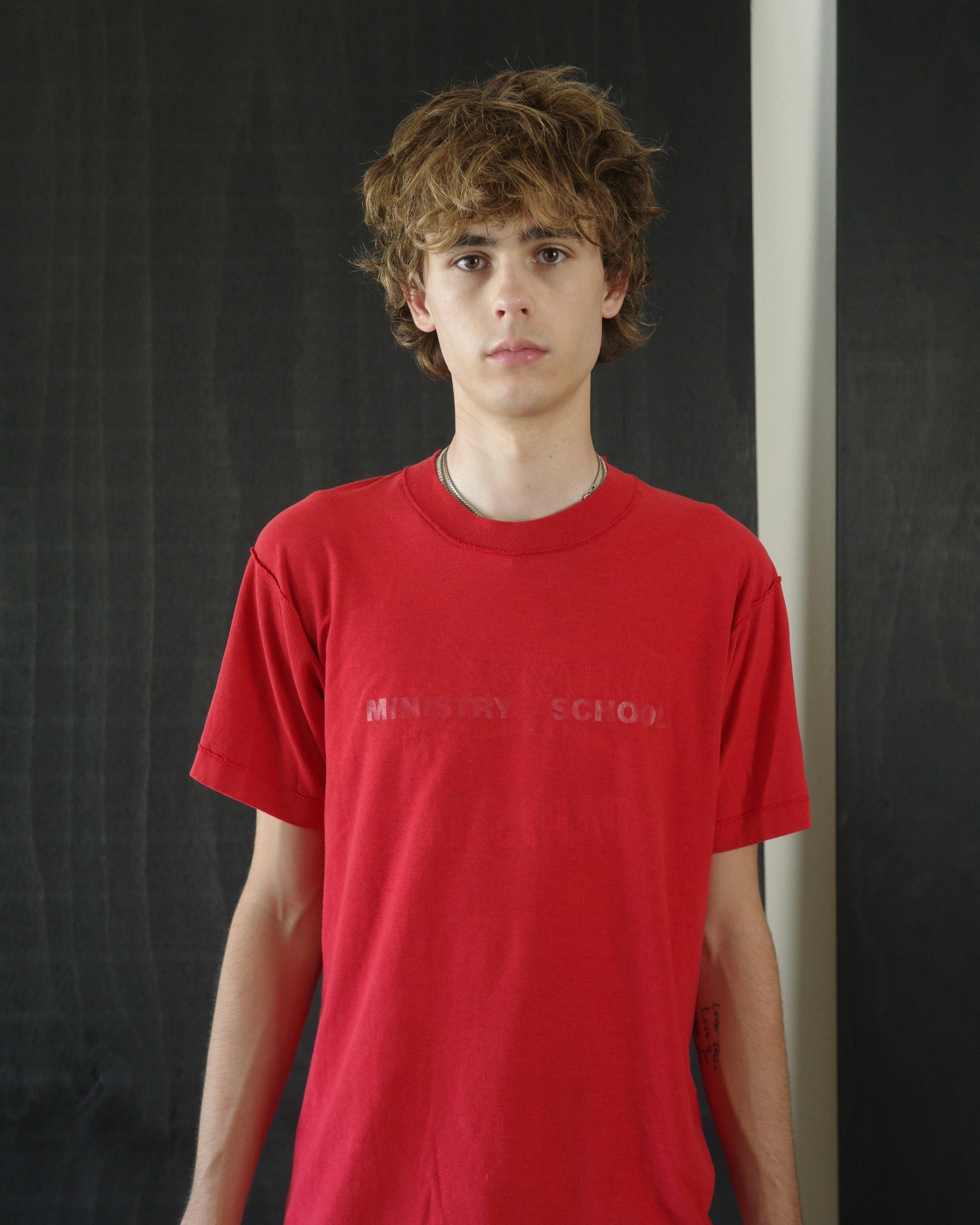 VINTAGE "RED PARIS" TEE 001