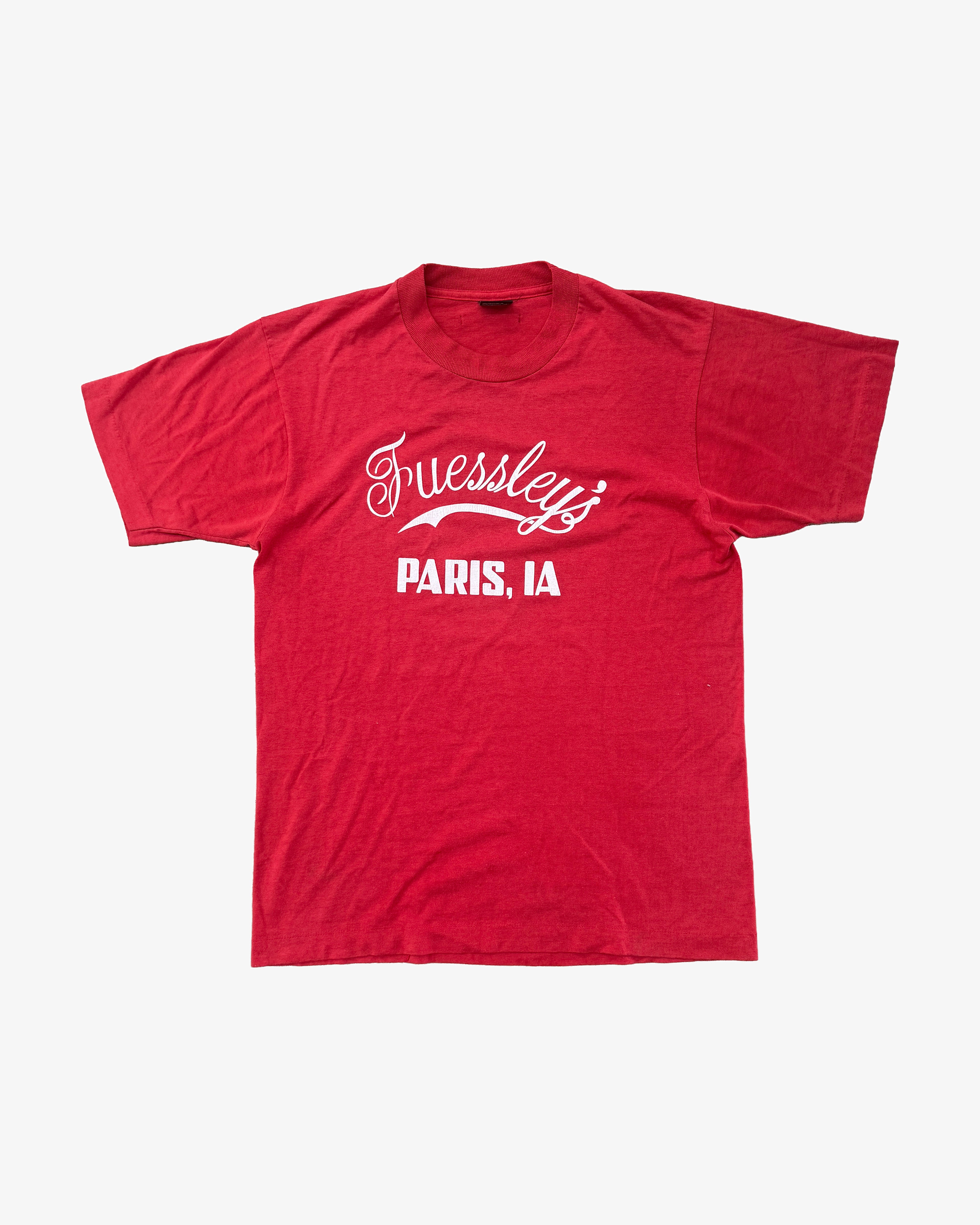 VINTAGE "RED PARIS" TEE 001