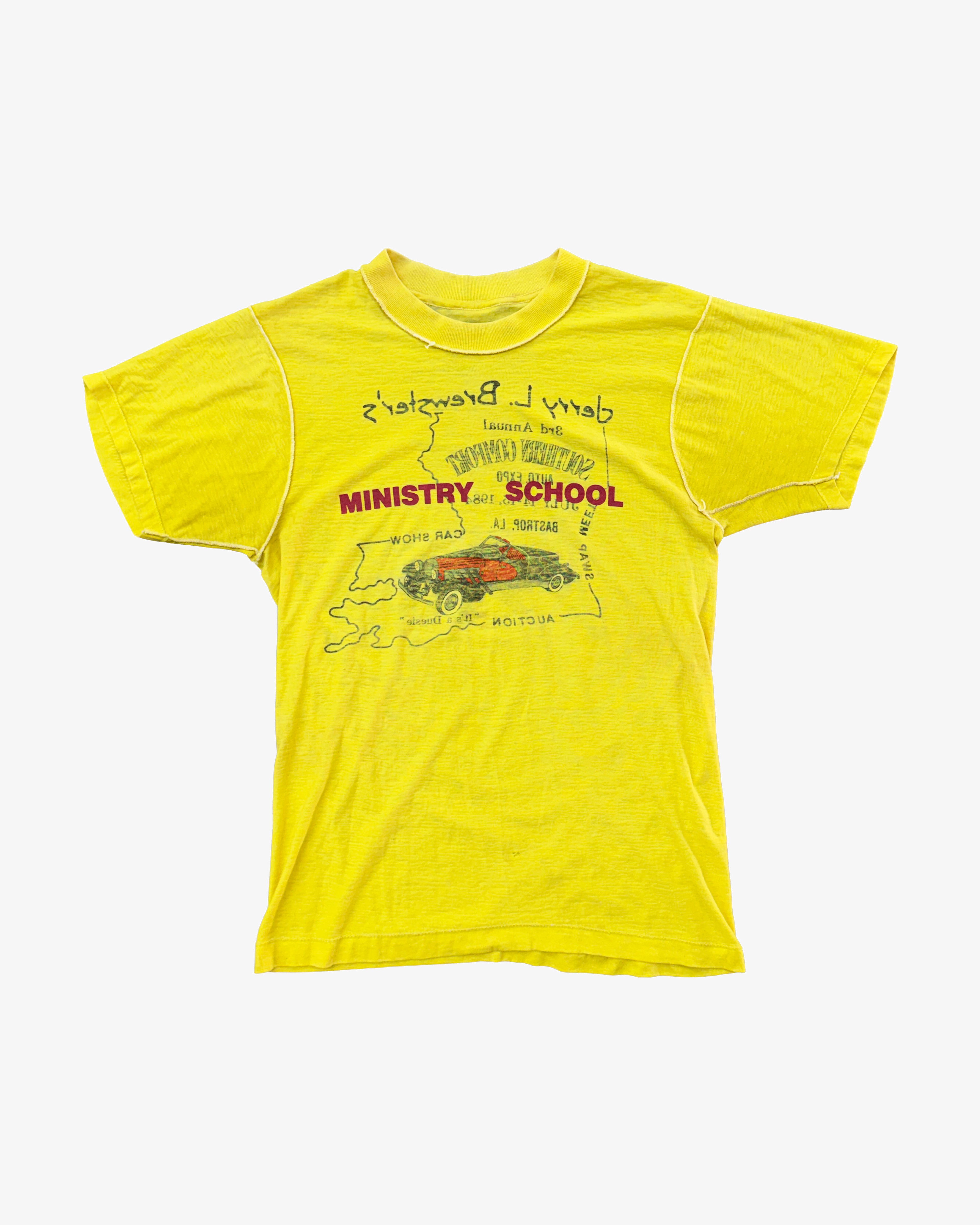 VINTAGE "YELLOW LOUISIANA" TEE 028