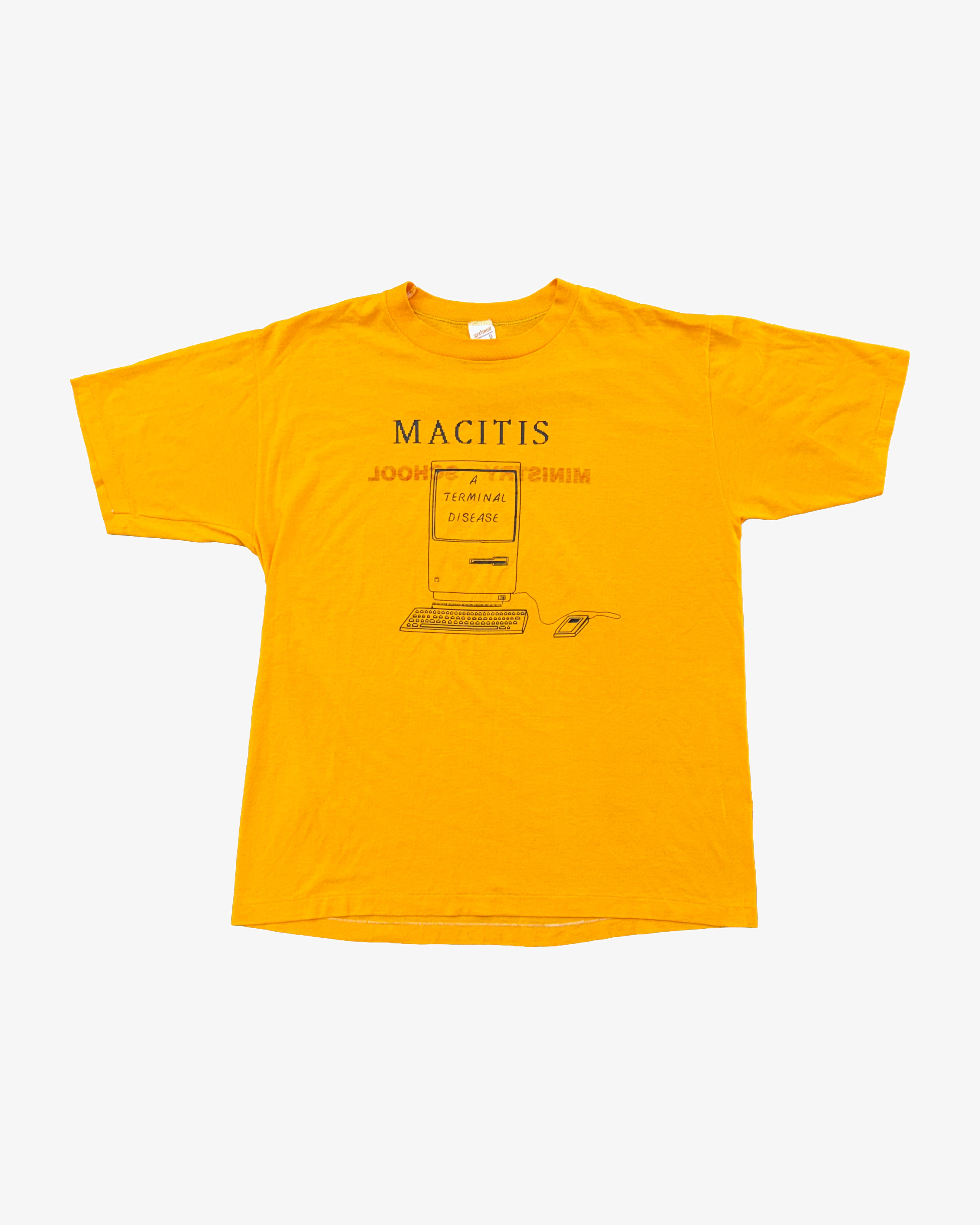 VINTAGE "YELLOW TERMINAL DISEASE" TEE 029