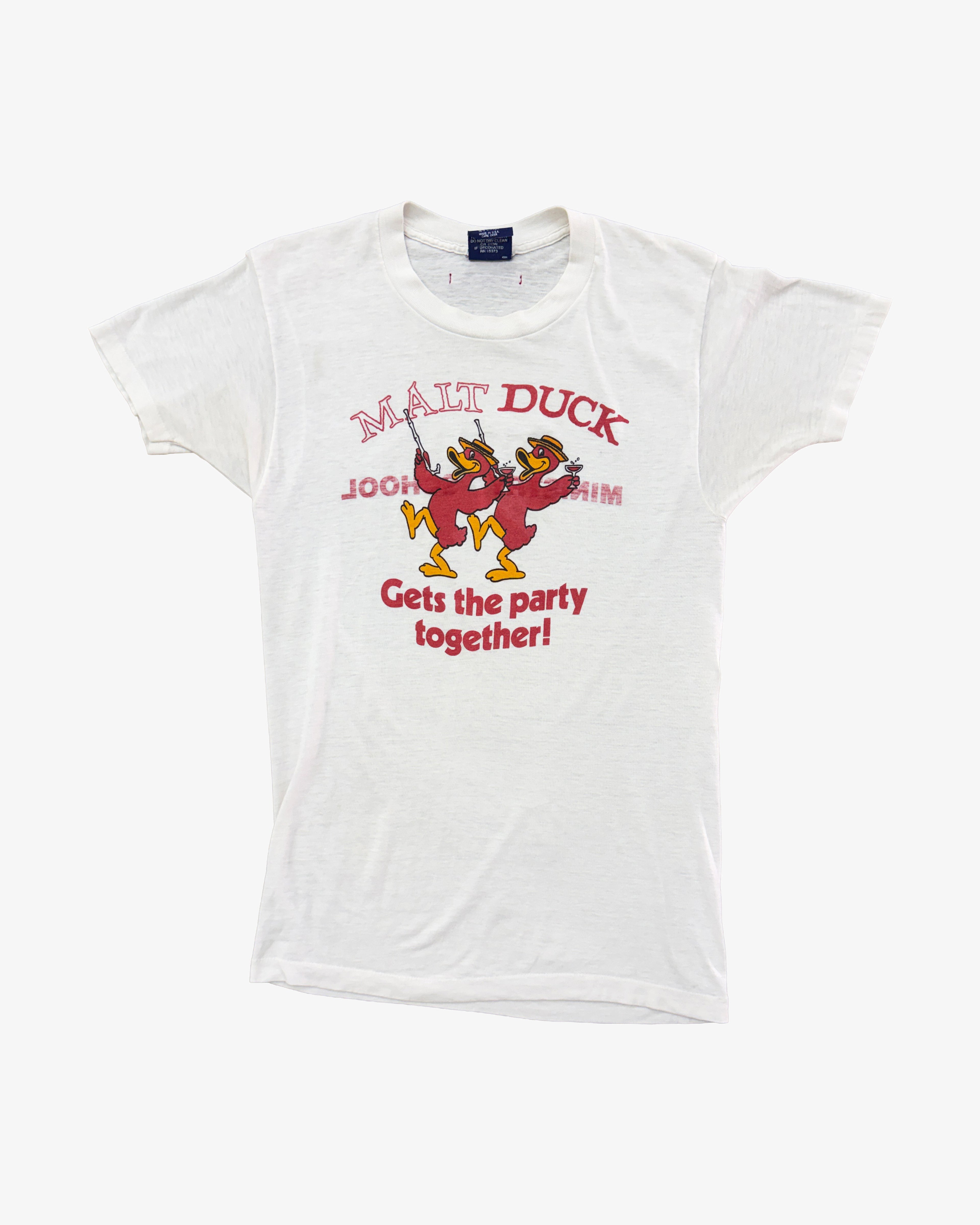 VINTAGE "MALT DUCK" TEE 034